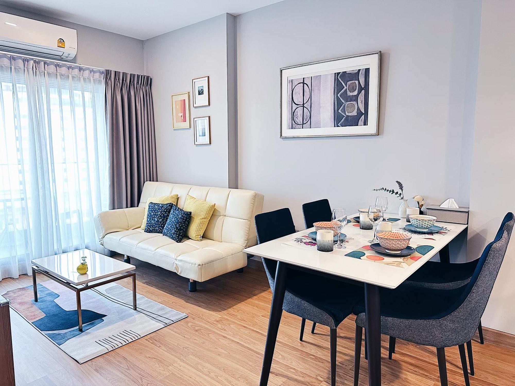 New & Cozy 2 Bedroom @ The Astra Sky River Chiang Mai Exterior foto